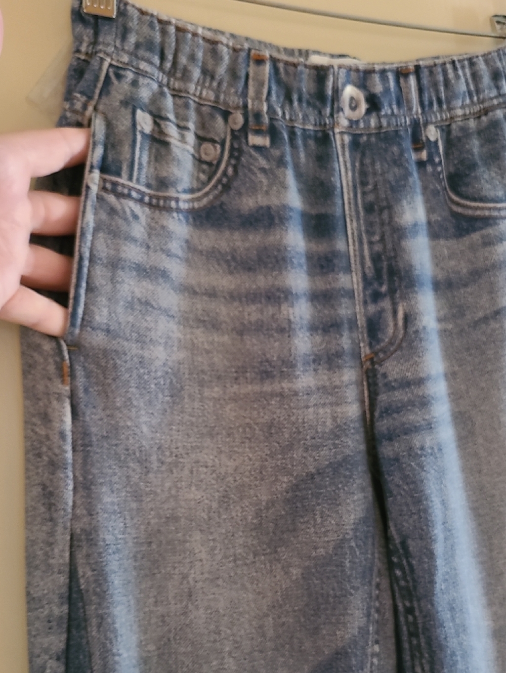 Rag & Bone Miramar Wide Leg Sweatpant Jeans Moonrise Raw Hem Size XXS - Picture 6 of 17